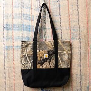 Upcycled handmade carhartt tote bag